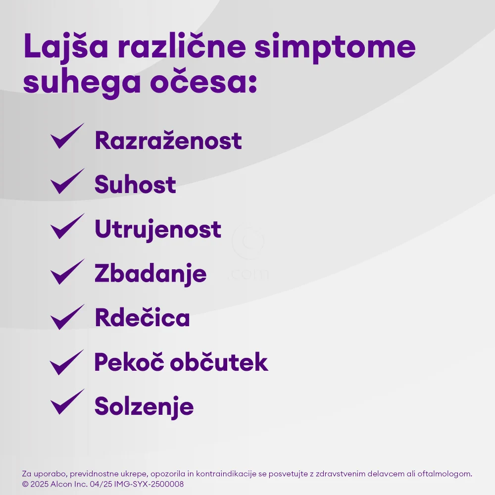 Systane Complete brez konzervansov, kapljice za oko (10 ml)